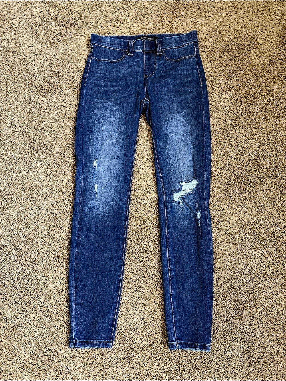 Judy Blue Skinny Fit Skinny Jeans Waist 26 Blue Size 3